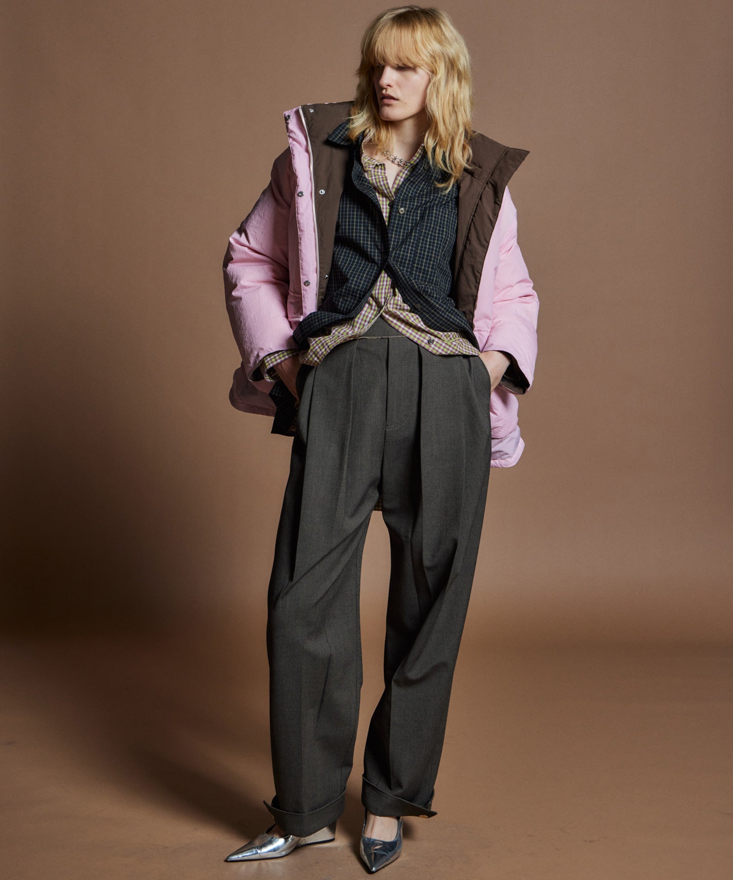 【26WINTER PRE-ORDER】Ripstop Reversible Mid-Length Down Jacket