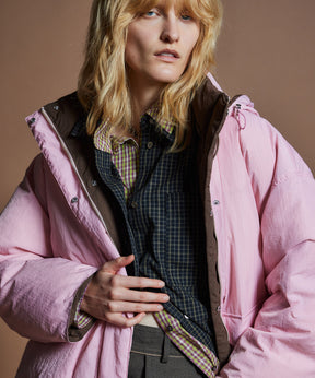 【26WINTER PRE-ORDER】Ripstop Reversible Mid-Length Down Jacket