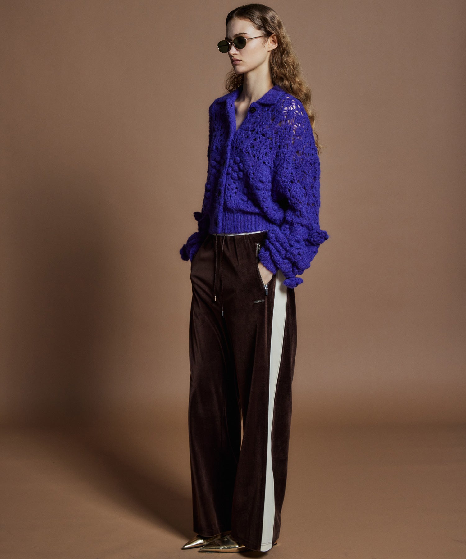 【26WINTER PRE-ORDER】Floral Mesh Cardigan