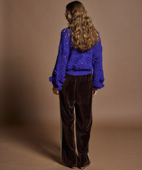 【26WINTER PRE-ORDER】Side Line Velour Jersey Pants