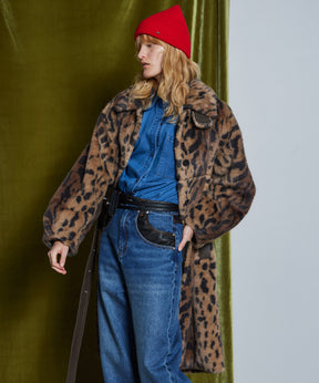 [26WINTER COLLECTION] 多种面料长款蟒蛇大衣