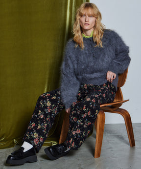 【26WINTER COLLECTION】Multi-Fabric Cocoon Pants