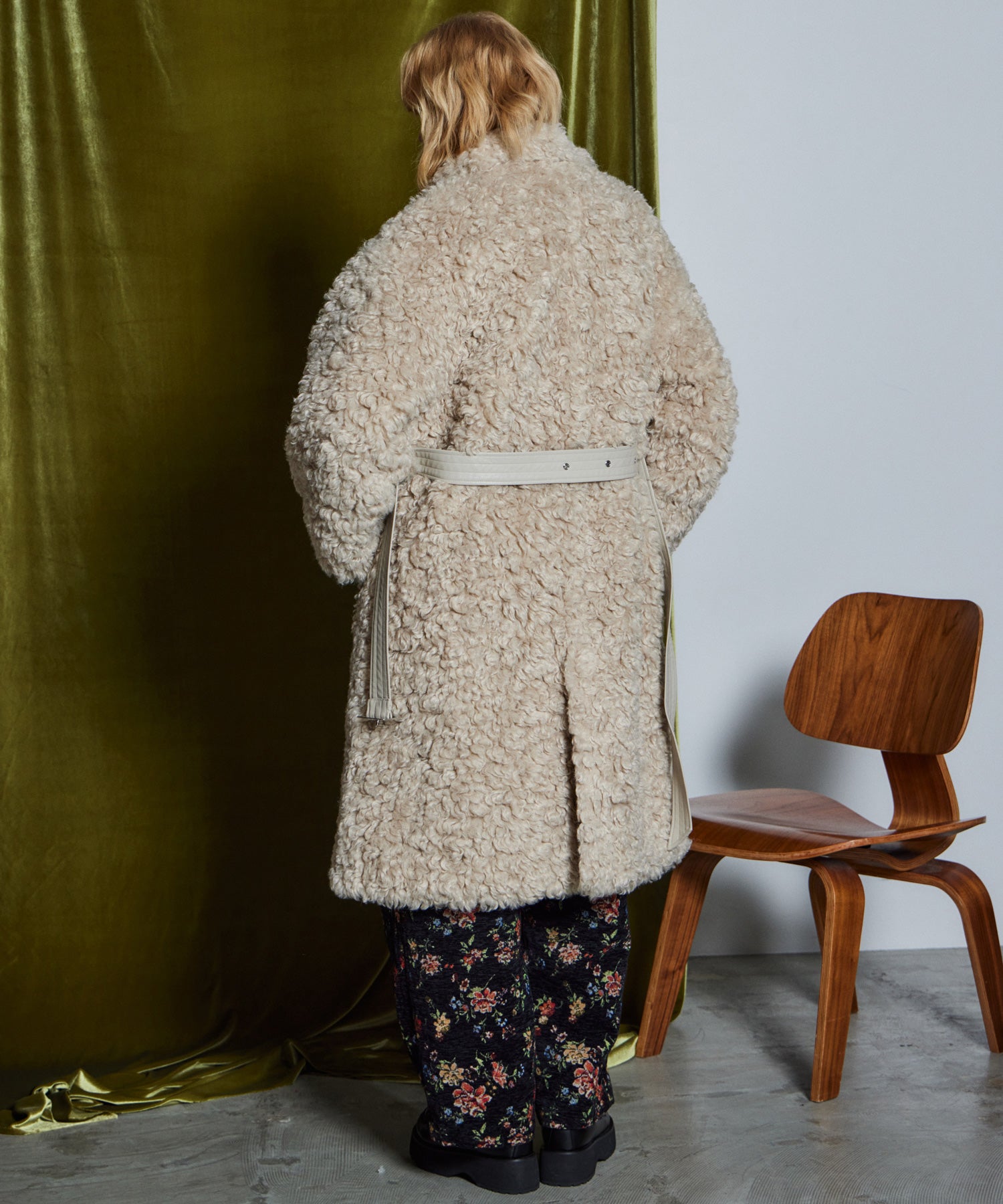 [26WINTER COLLECTION] 多种面料长款蟒蛇大衣