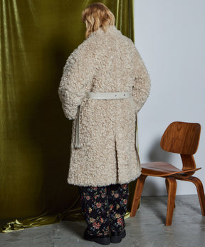 [26WINTER COLLECTION] 多种面料长款蟒蛇大衣