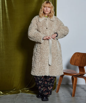 [26WINTER COLLECTION] 多种面料长款蟒蛇大衣
