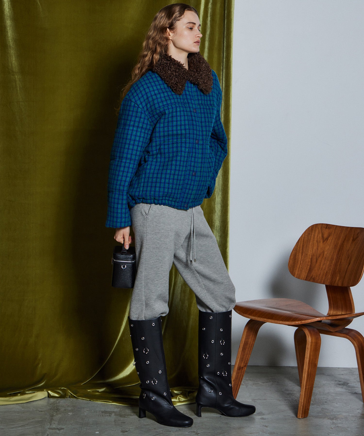 【26WINTER PRE-ORDER】Snap Button Knit Pants