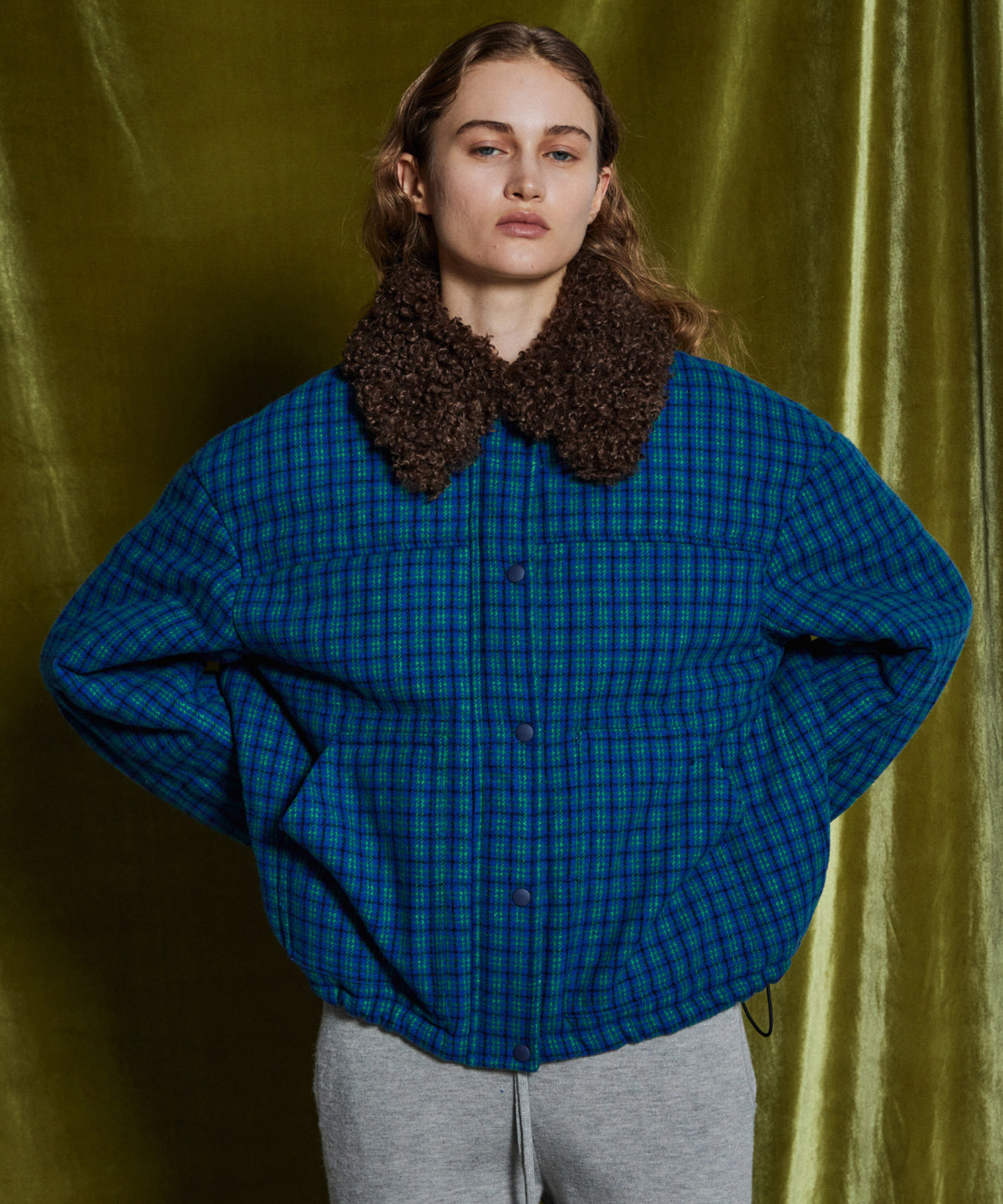[26WINTER COLLECTION] 2WAY Collar Puffer Blouson