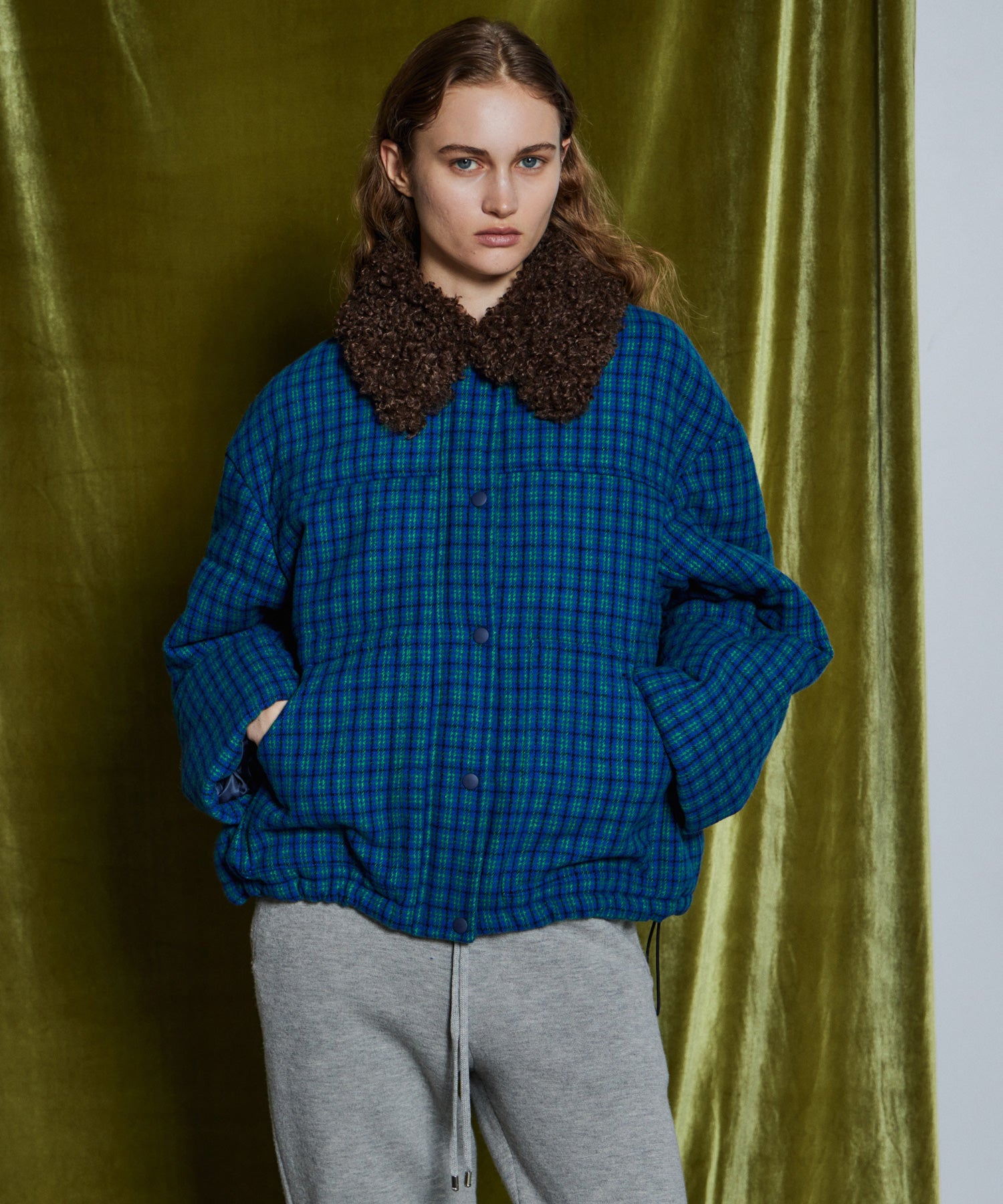[26WINTER COLLECTION] 2WAY 领羽绒外套