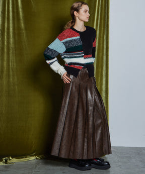 【26WINTER PRE-ORDER】Dramatic Border Slit Knit