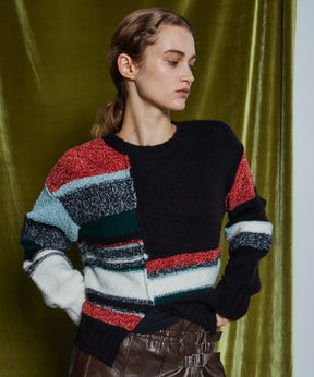 【26WINTER PRE-ORDER】Dramatic Border Slit Knit