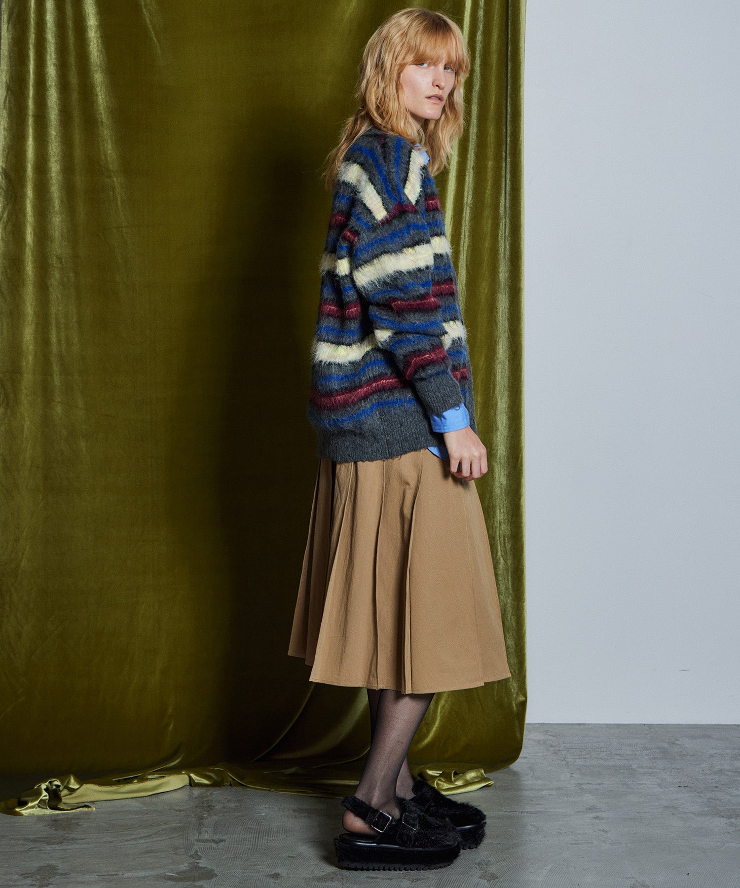 【26WINTER PRE-ORDER】Double-Waist Pleated Skirt