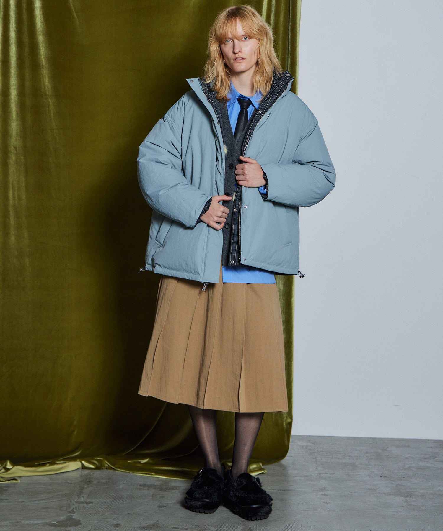 【26WINTER PRE-ORDER】Reversible Mid-Length Down Jacket