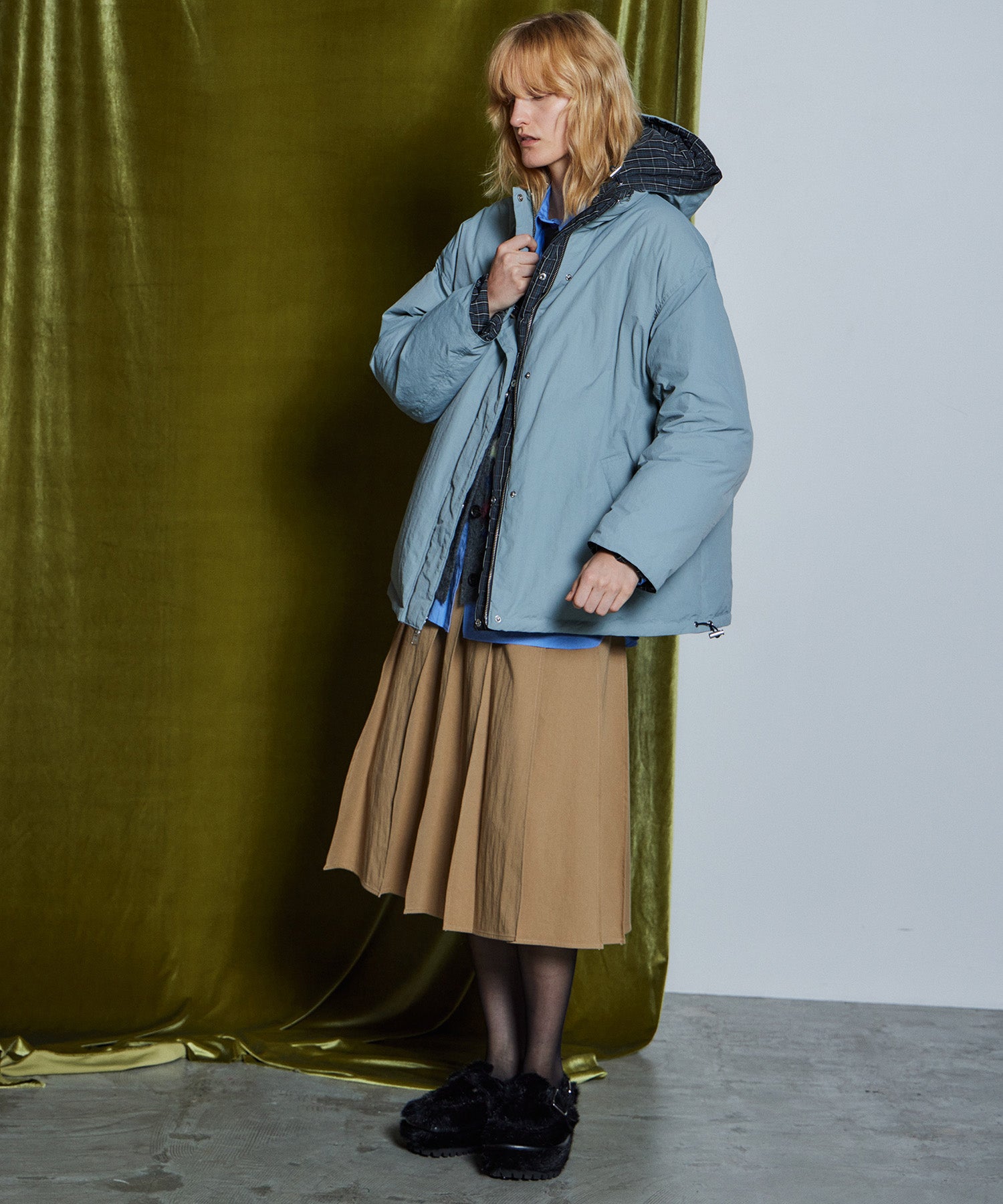 【26WINTER PRE-ORDER】Reversible Mid-Length Down Jacket