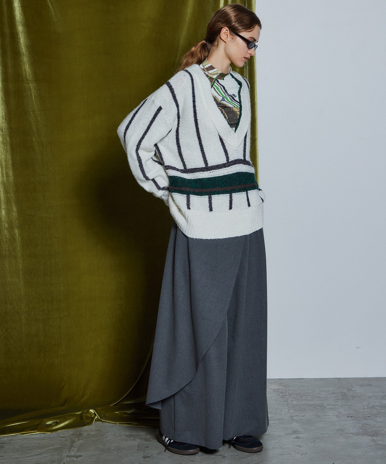 【26WINTER PRE-ORDER】Stripe Cricket Knit