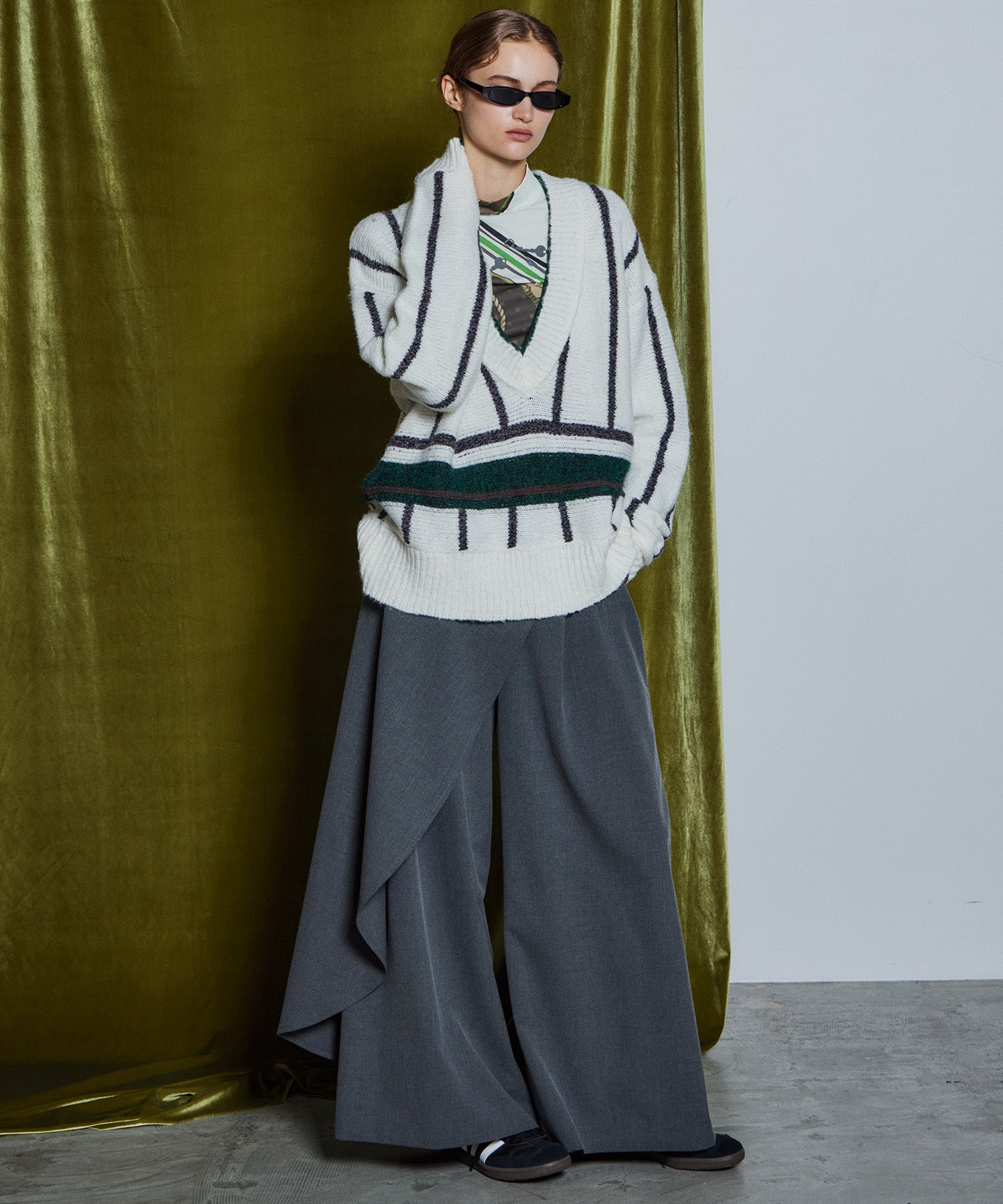 【26WINTER PRE-ORDER】Stripe Cricket Knit
