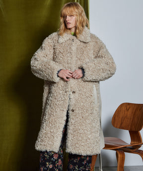 [26WINTER COLLECTION] 多种面料长款蟒蛇大衣