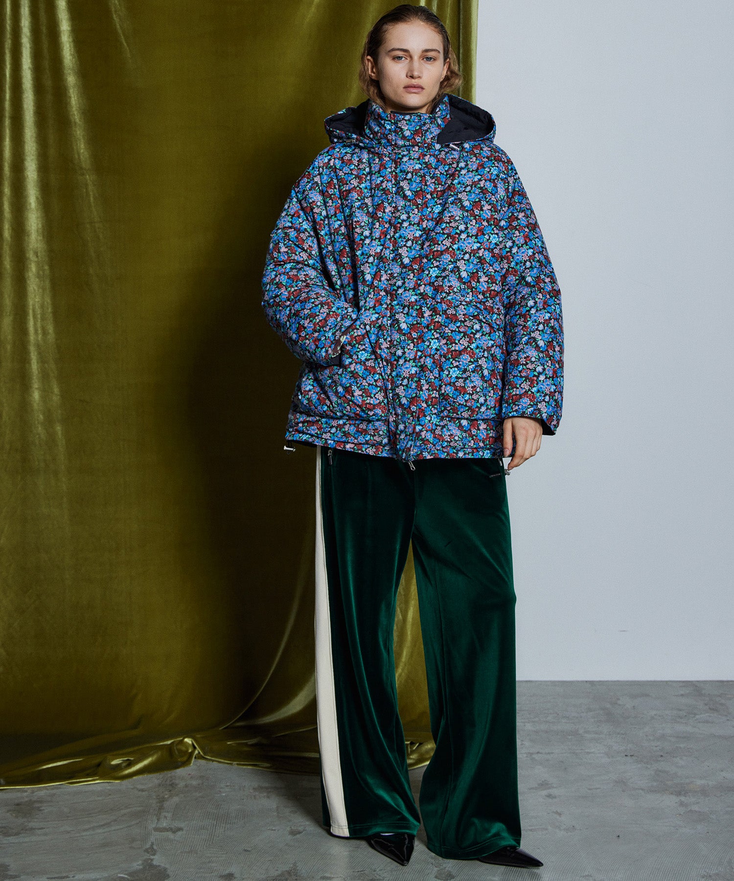 【26WINTER PRE-ORDER】Side Line Velour Jersey Pants