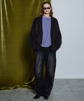 【26WINTER COLLECTION】Chenille Wide Baggy Denim