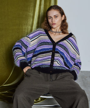 [26WINTER COLLECTION] 提花针织开衫