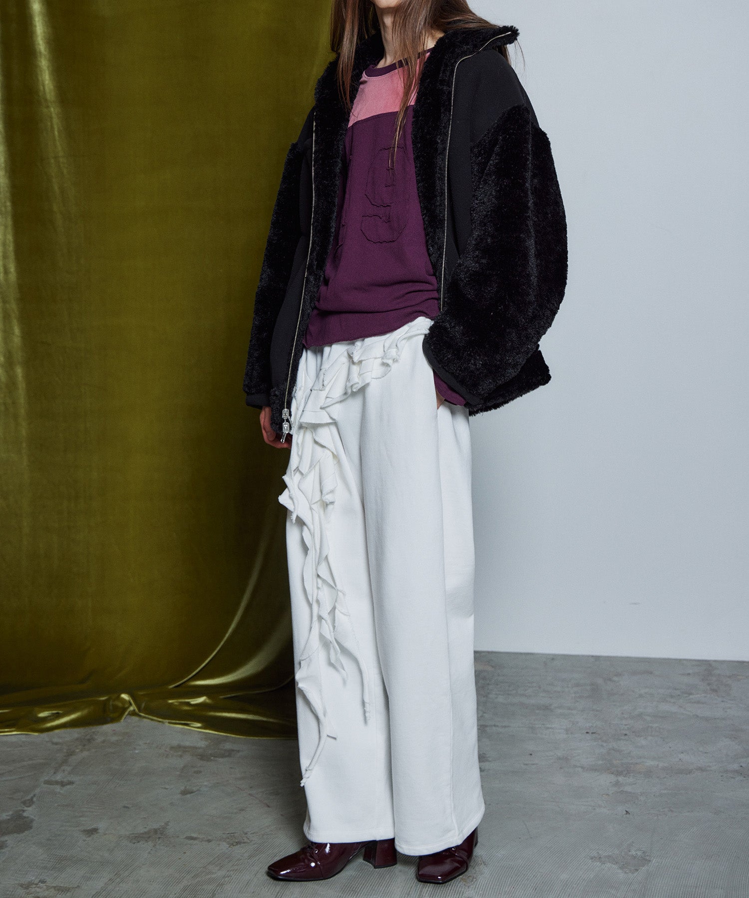 【26WINTER COLLECTION】Reversible Boa Jacket