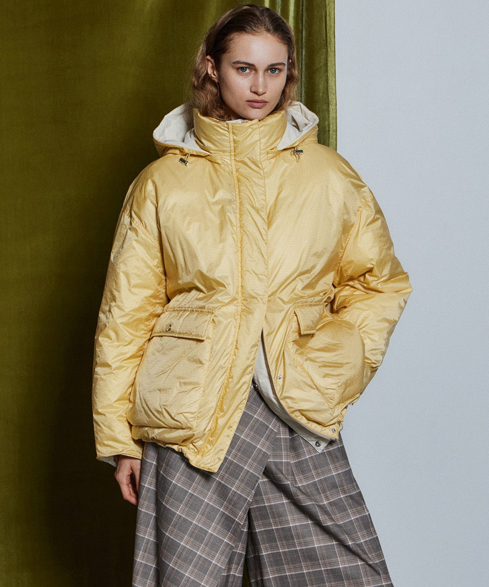 【26WINTER PRE-ORDER】Ripstop Reversible Mid-Length Down Jacket