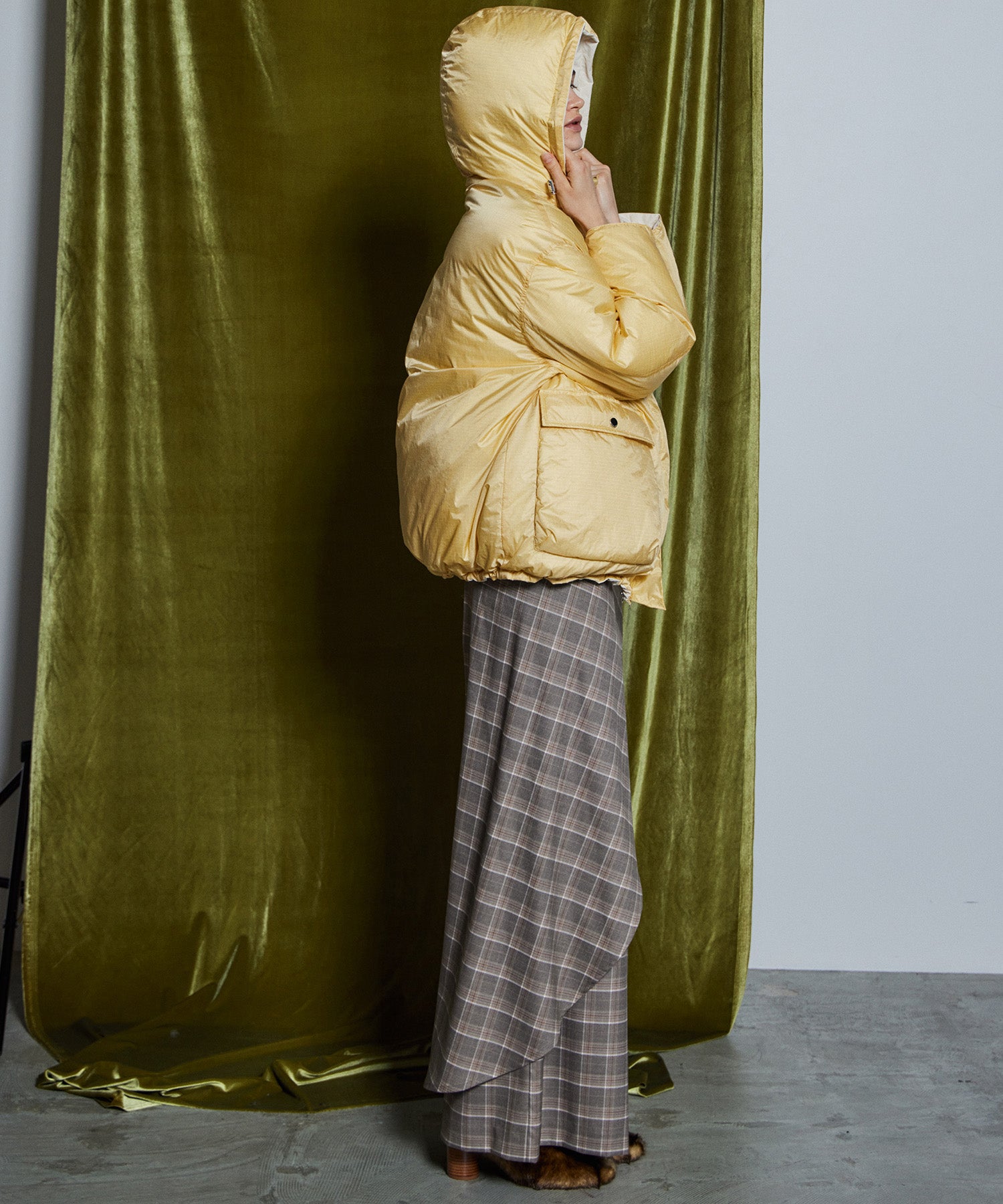 【26WINTER PRE-ORDER】Ripstop Reversible Mid-Length Down Jacket
