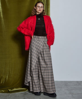 【26WINTER COLLECTION】Wave Shaggy Knit Cardigan