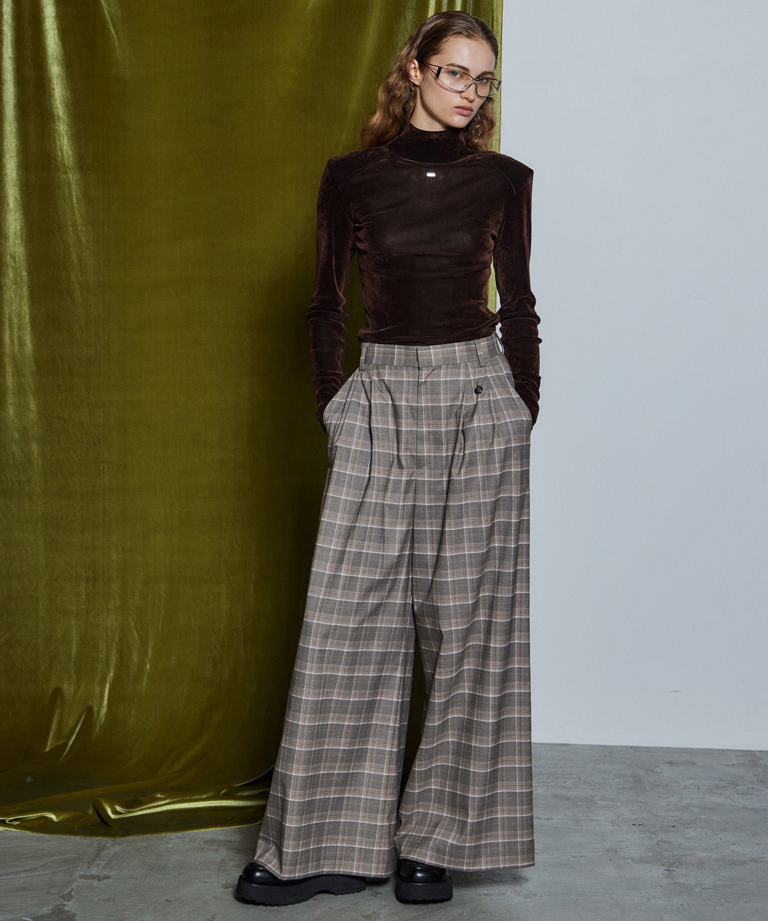 【26WINTER COLLECTION】2WAY Velour Top