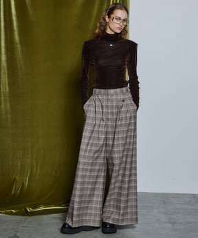 【26WINTER COLLECTION】2WAY Velour Top