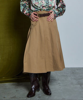 【26WINTER PRE-ORDER】Double-Waist Pleated Skirt
