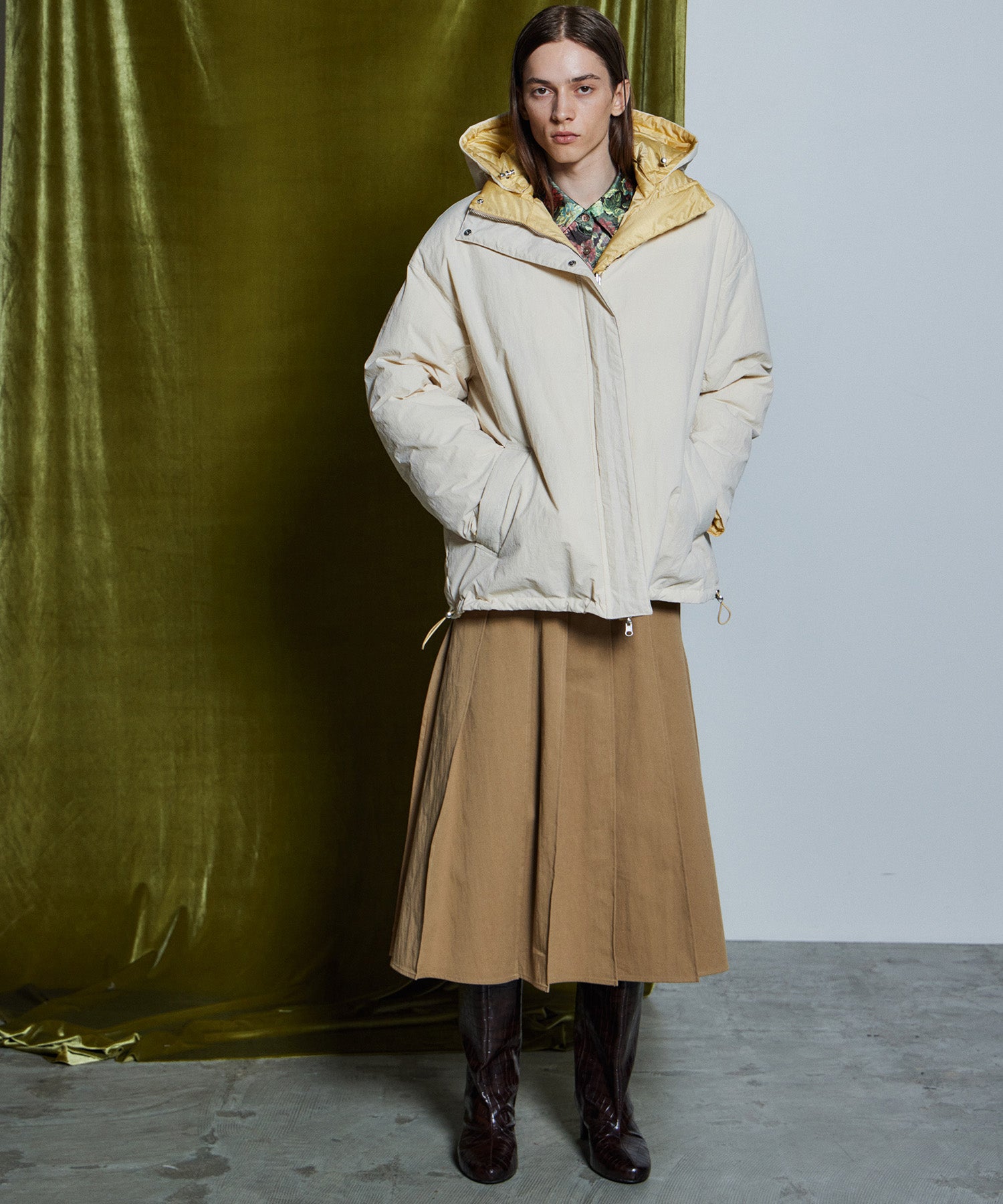 【26WINTER PRE-ORDER】Ripstop Reversible Mid-Length Down Jacket