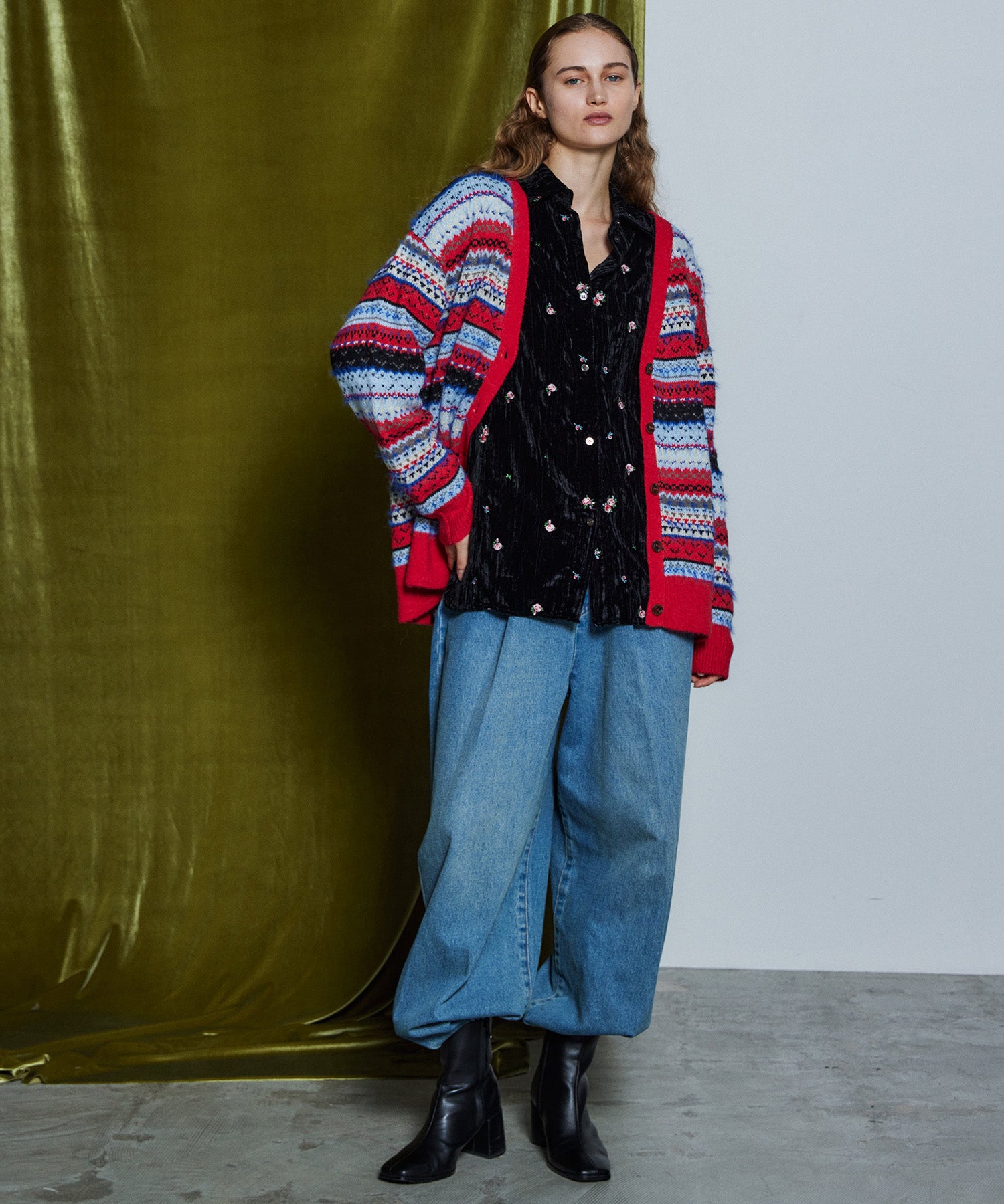 [26WINTER COLLECTION] 提花针织开衫
