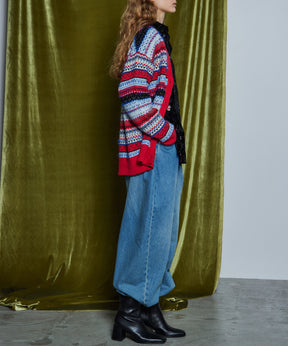 [26WINTER COLLECTION] 提花针织开衫