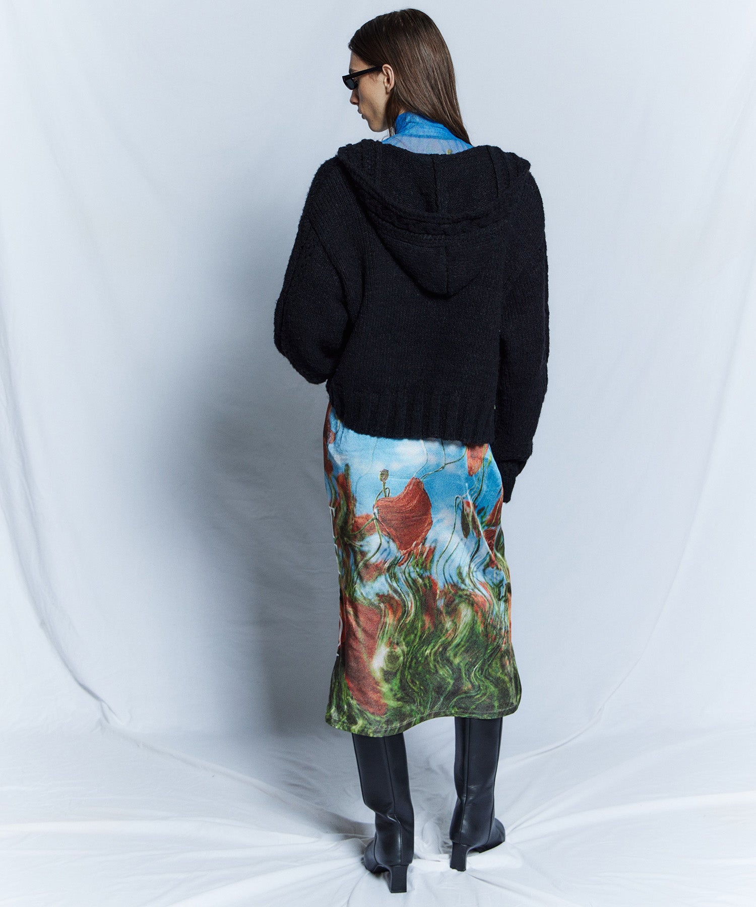 【26WINTER PRE-ORDER】Cable Hoodie Short Knit
