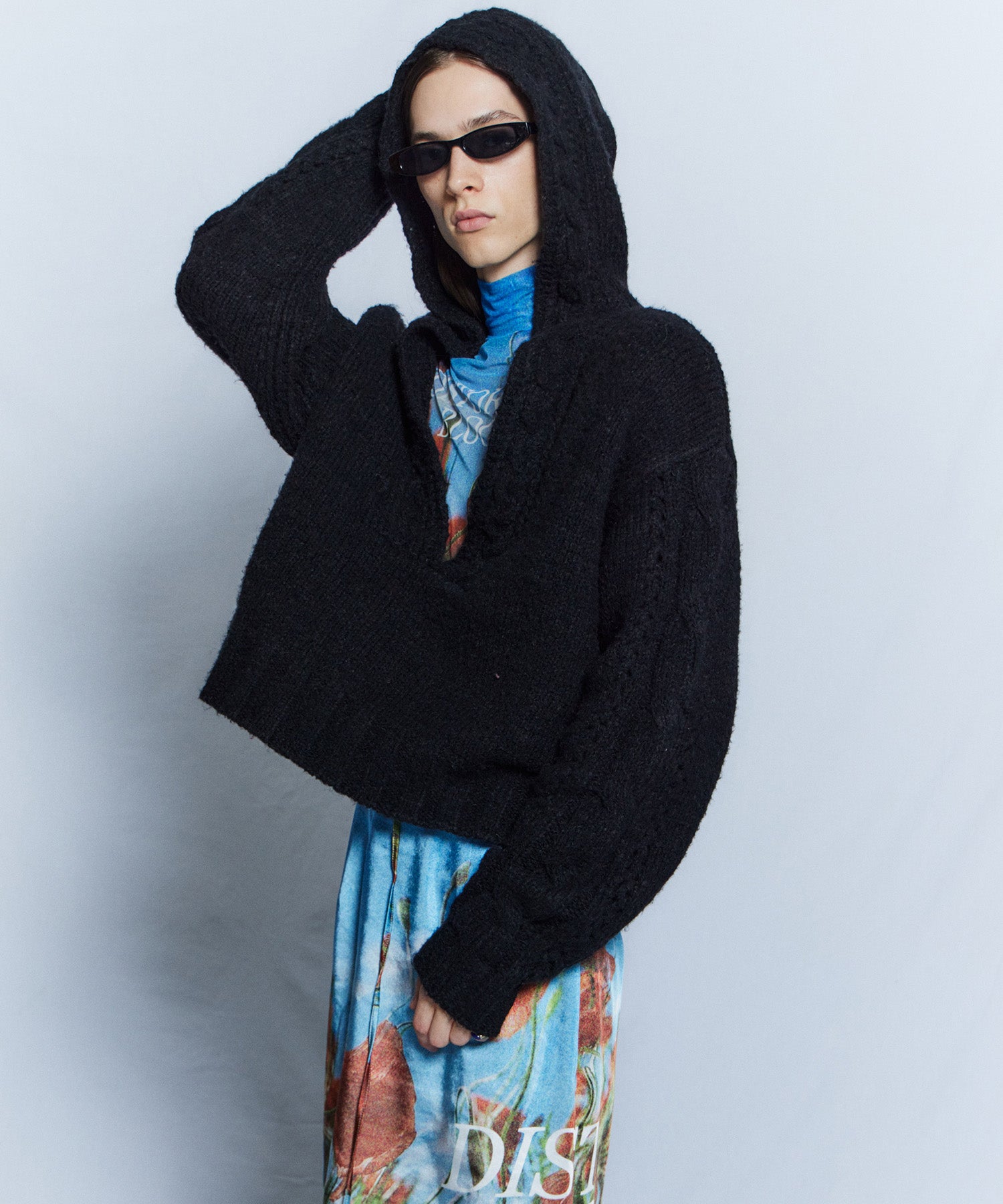 【26WINTER PRE-ORDER】Cable Hoodie Short Knit