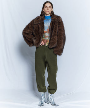 【26WINTER PRE-ORDER】Snap Button Knit Pants