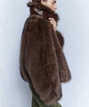 【26WINTER COLLECTION】Volume Collar Fur Coat