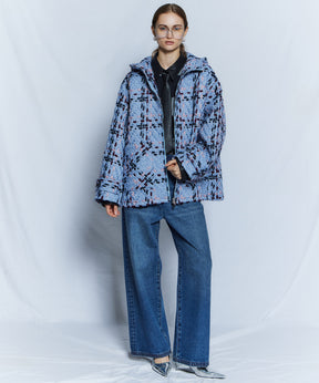 【26WINTER COLLECTION】Tweed Hoodie Coat