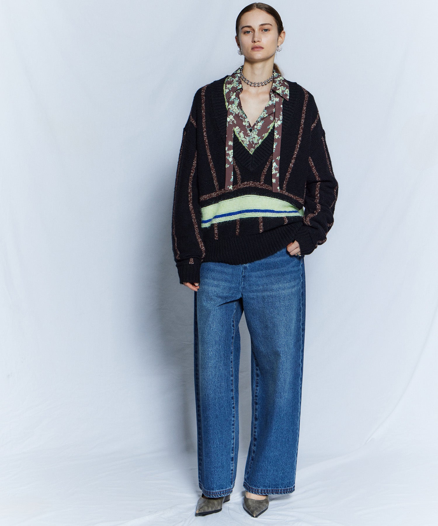 【26WINTER PRE-ORDER】Stripe Cricket Knit