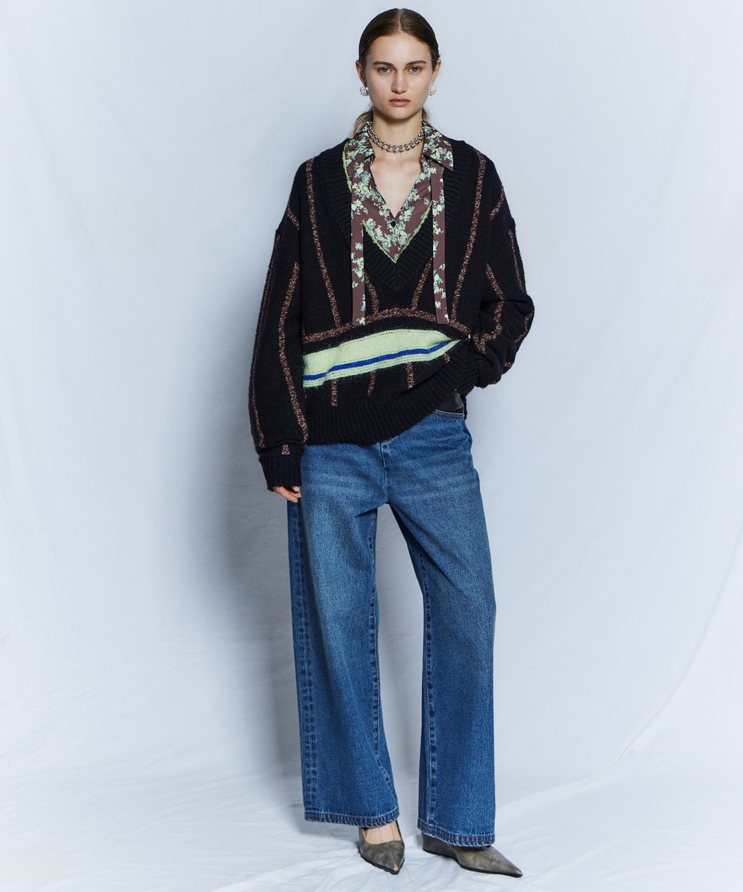 【26WINTER PRE-ORDER】Stripe Cricket Knit