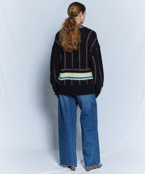 【26WINTER PRE-ORDER】Stripe Cricket Knit