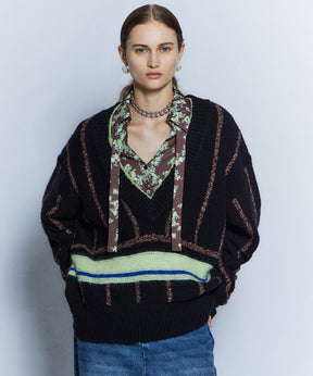 【26WINTER PRE-ORDER】Stripe Cricket Knit