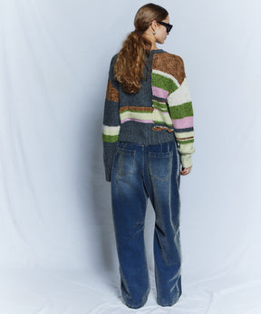 【26WINTER PRE-ORDER】Dramatic Border Slit Knit
