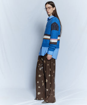 【26WINTER PRE-ORDER】Dramatic Border Slit Knit