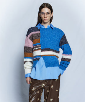 【26WINTER PRE-ORDER】Dramatic Border Slit Knit
