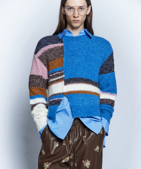 【26WINTER PRE-ORDER】Dramatic Border Slit Knit