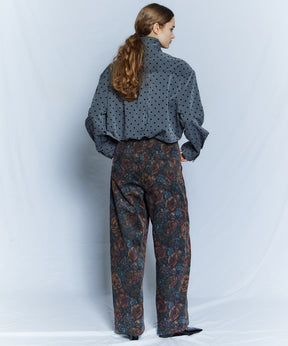 【26WINTER COLLECTION】Multi-Fabric Cocoon Pants