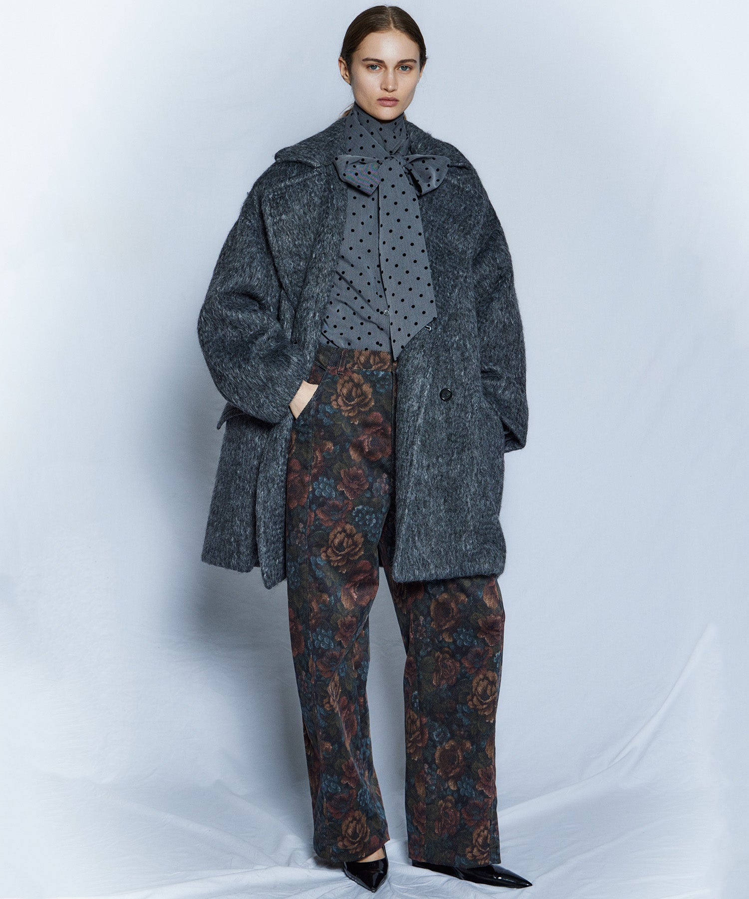 【26WINTER COLLECTION】Mohair Shaggy Coat