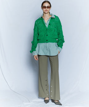【26WINTER PRE-ORDER】Floral Mesh Cardigan