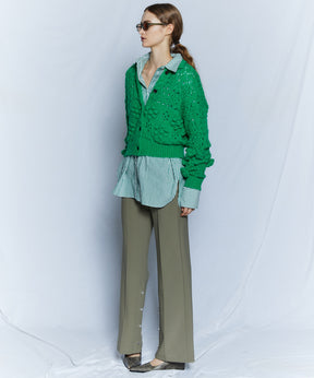 【26WINTER PRE-ORDER】Floral Mesh Cardigan